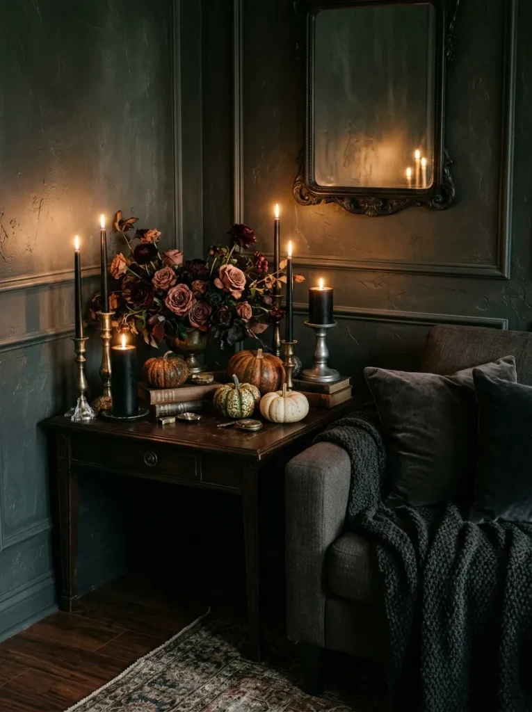 Spooky Candle Corner